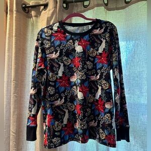 ON SALE! Vera Bradley Christmas/Winter long sleeve tee (size L)